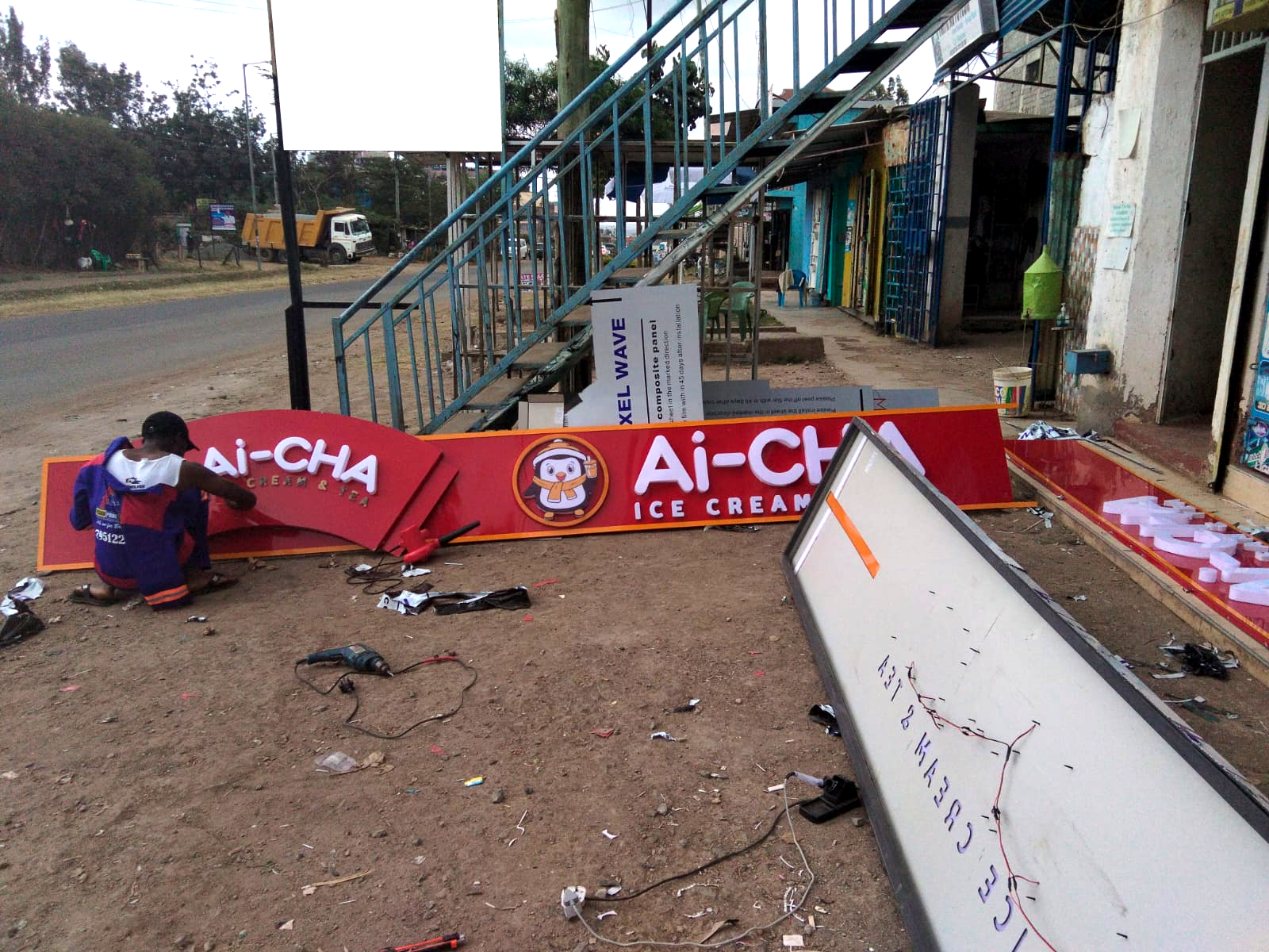 Aplus signs is a printing and branding company that specializes in: design artworks, printing stickers, banners, roll up banners, euology, business cards, posters, car branding, 2d, 3d, neon signs, light boxes, AI designs and all signage works in Kenya